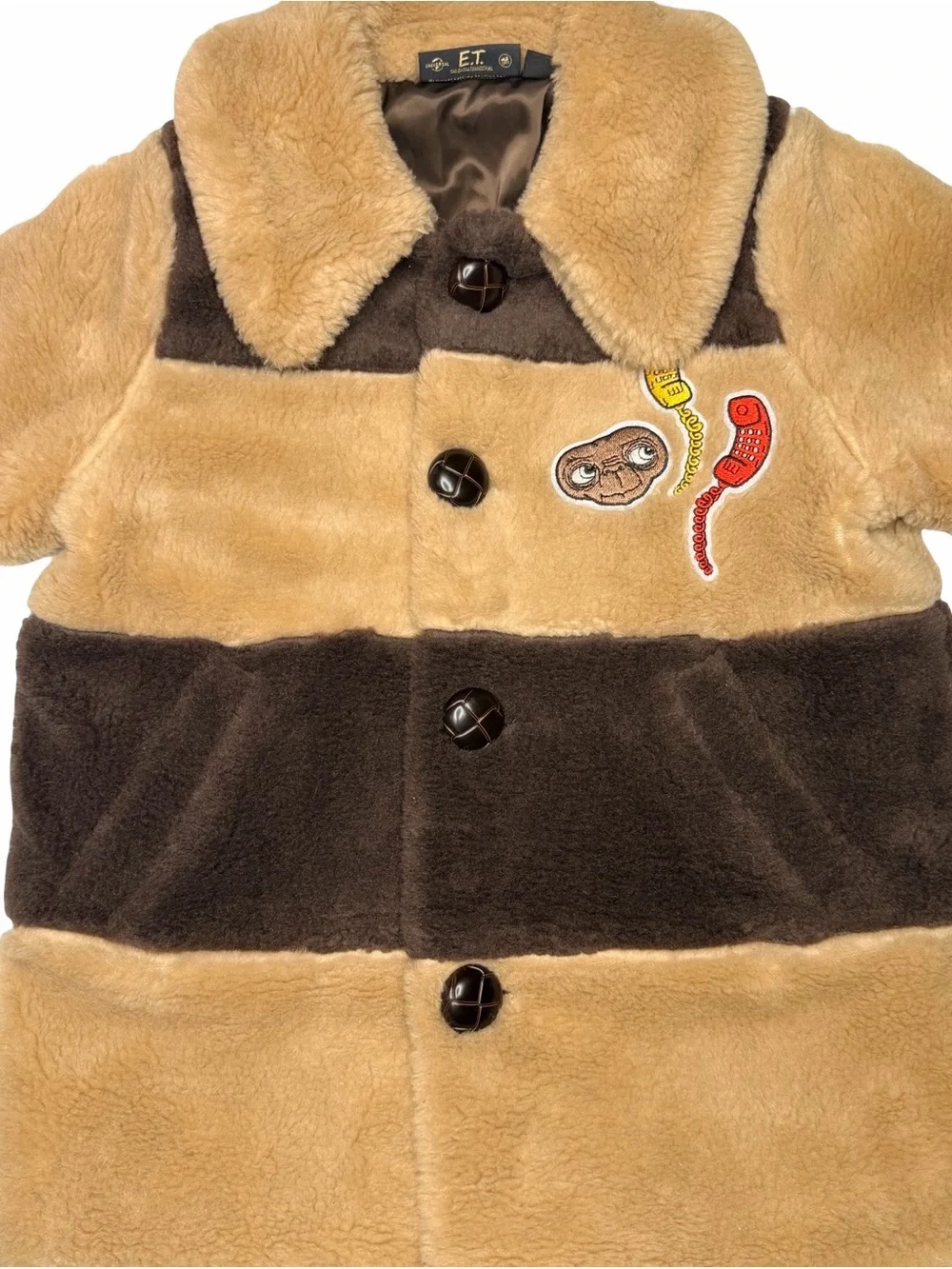 Mini Rodini E.T. Faux Fur Jacket